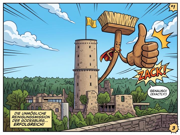 A stylized Godesburg